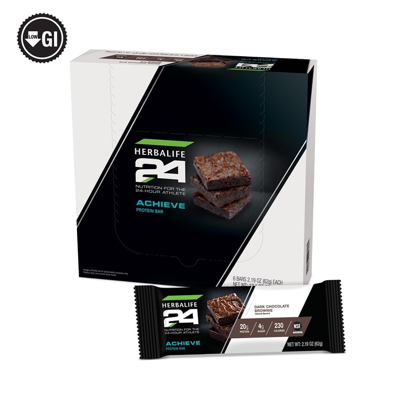 Herbalife 24 Achieve Bar Dark Chocolate 6 x 60g bars